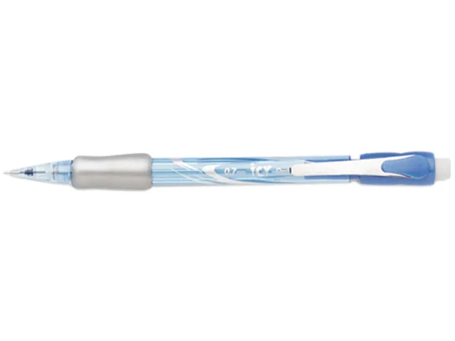 Pentel of America, Ltd. Pentel of America, Ltd. AL27TC Icy Mechanical Pencil 0.70 mm Transparent Blue Barrel — product photo