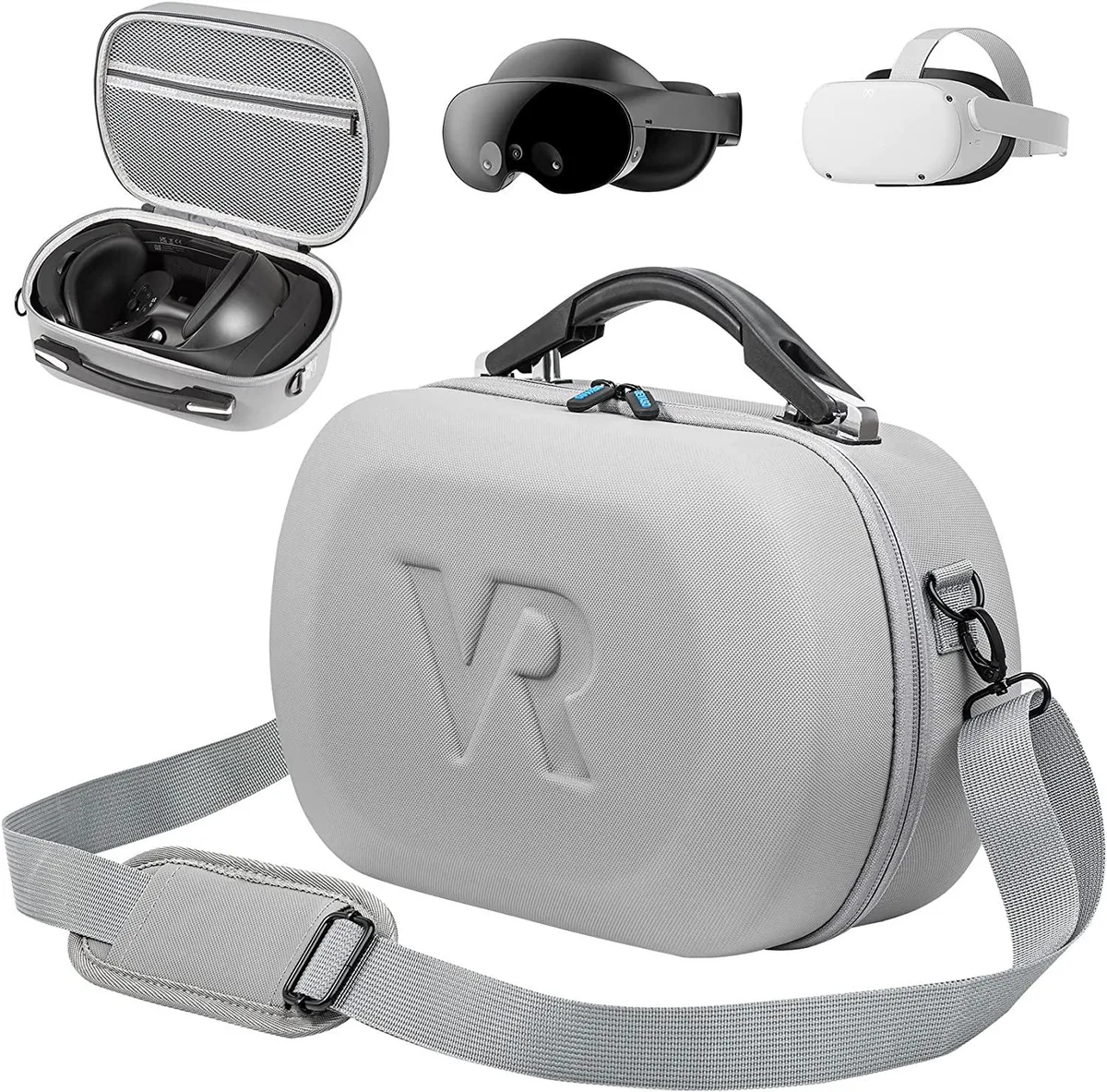 Werleo Werleo Hard Travel Case for Meta Quest Pro & Quest 2, Grey — product photo
