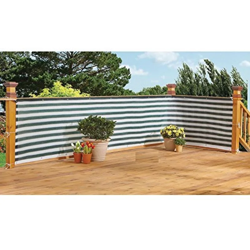 Jobar International, Inc. Jobar International, Inc. JB7686GRN 15 ft x 3 ft Privacy Screen Green &amp; White — product photo