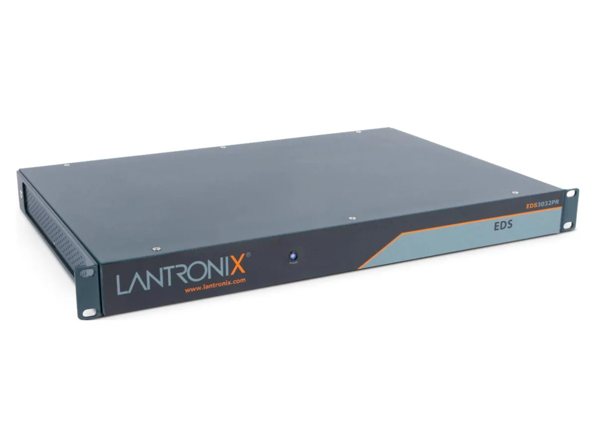 Lantronix Lantronix EDS3008PR1NS device server 8 port 1GB Ethernet 1U — product photo