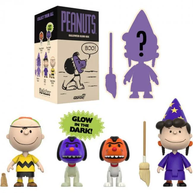 Super7 Super7 BB-PNUT-11712 Peanuts ReAction action figure flat 12pc — product photo
