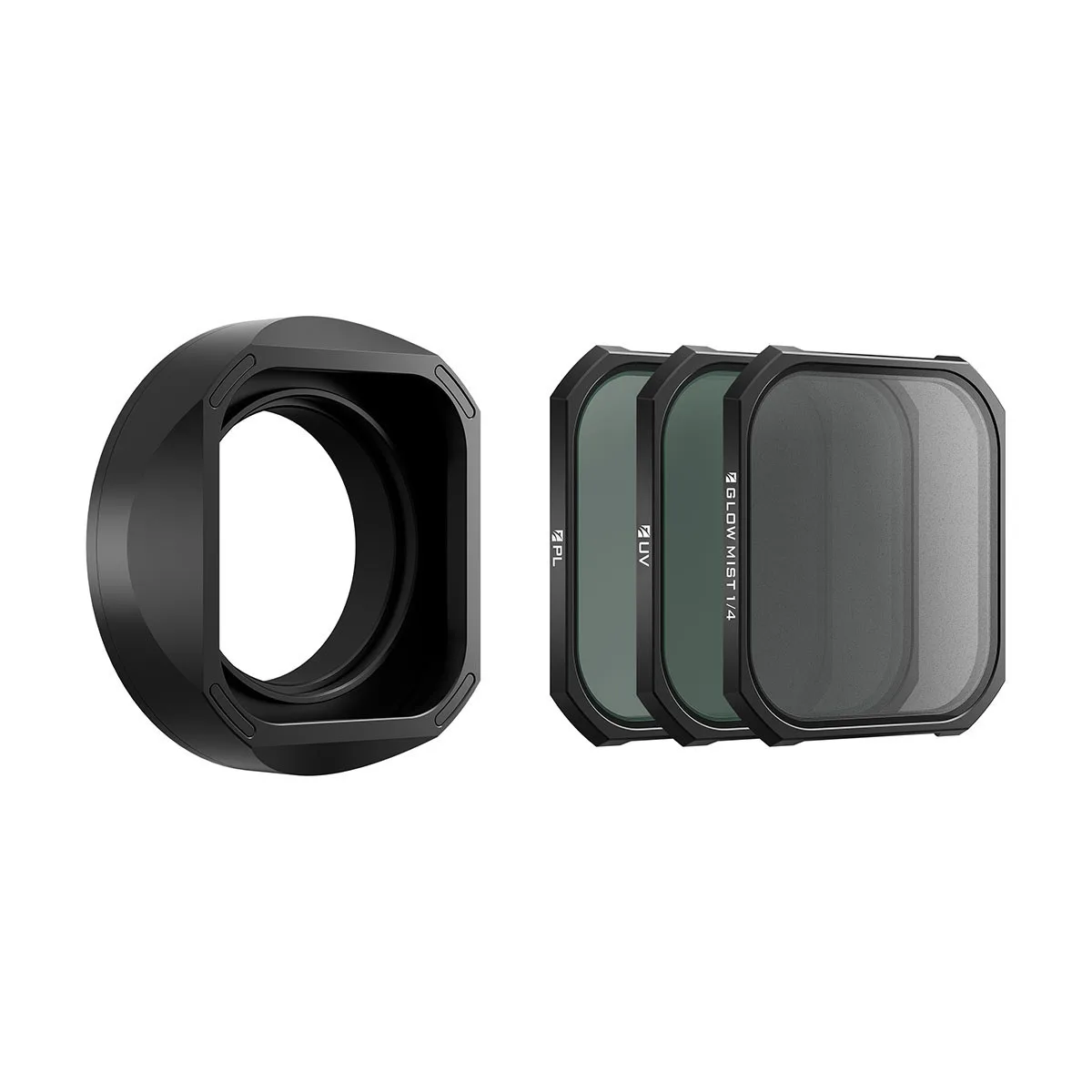FREEWELL FREEWELL Lens Hood with UV, CPL &amp; Glow Mist 1/4 Filters for Fujifilm XF 23mm f/2.8, Black — product photo
