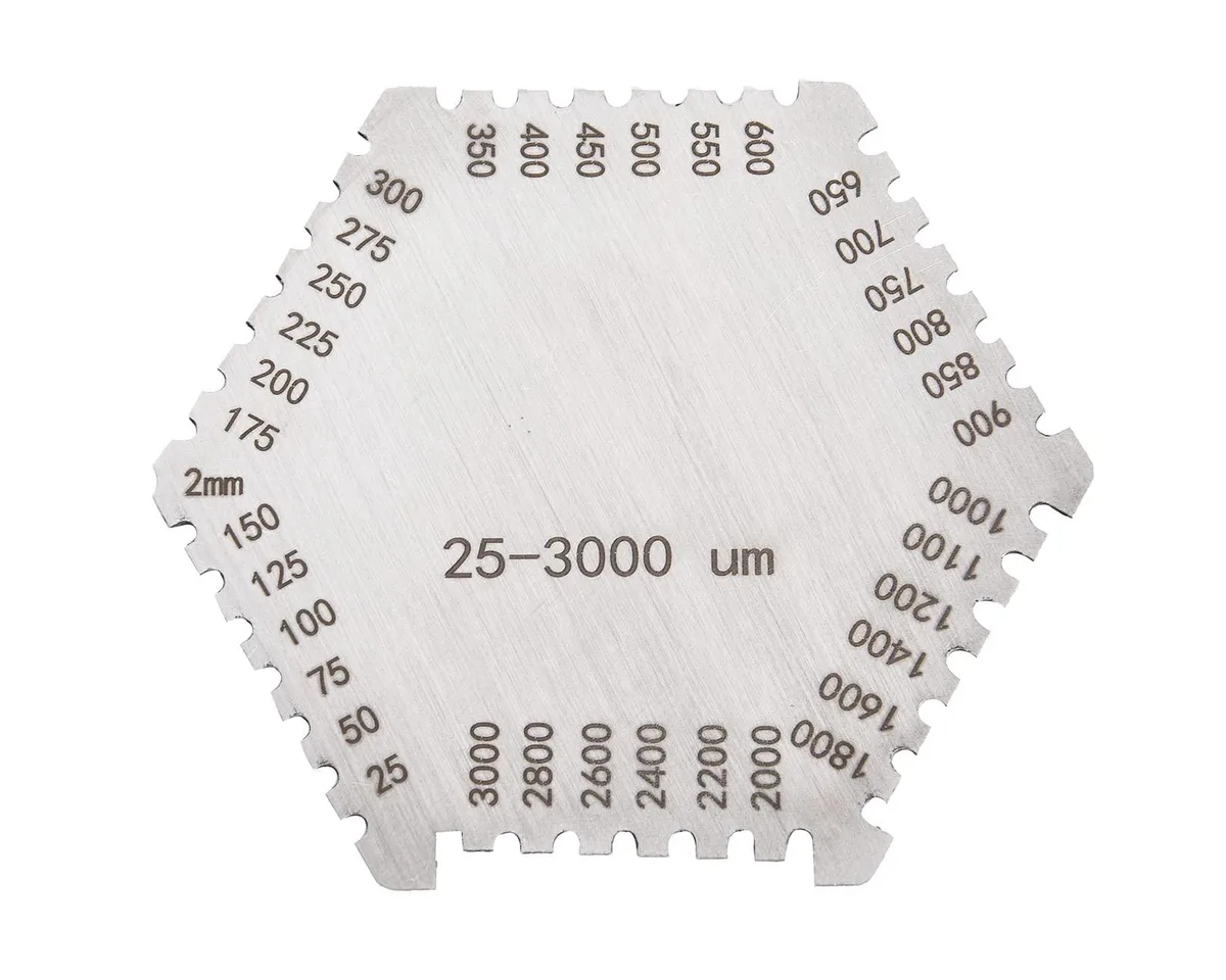 Wire Gauge Thickness Measurement Tool 0-36 US Standard 8.5cm 3.35in Stainless Steel — product photo