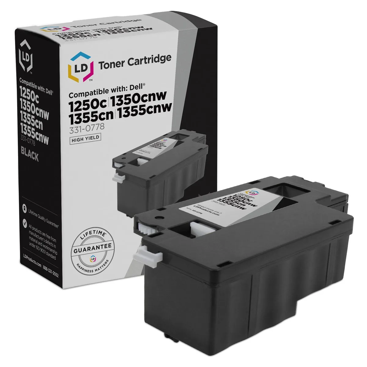 LD Products LD Products 331-0778 810WH High Yield Black Toner Cartridge — product photo