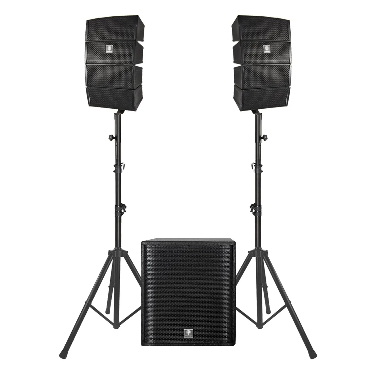 PRORECK PRORECK Club 3500 15 inch subwoofer 8 array speakers pa speaker — product photo
