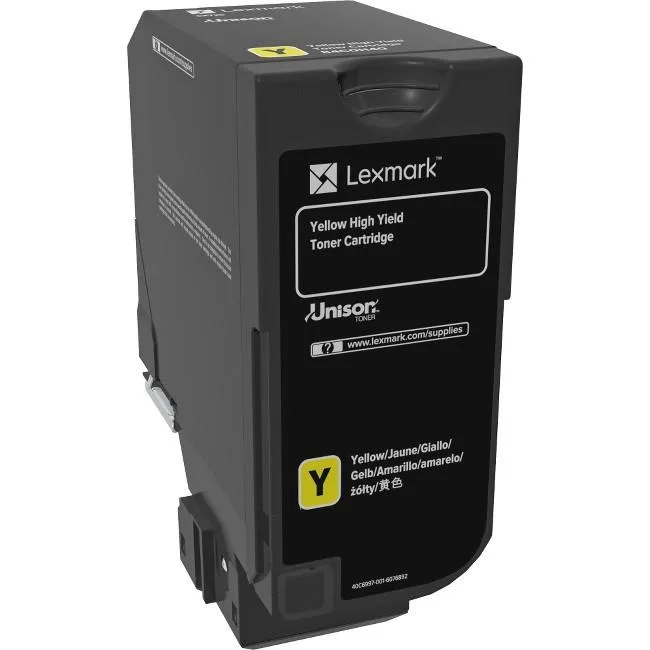 Lexmark Lexmark 84C0H40 Yellow High Yield Toner Cartridge 16000 Pages — product photo