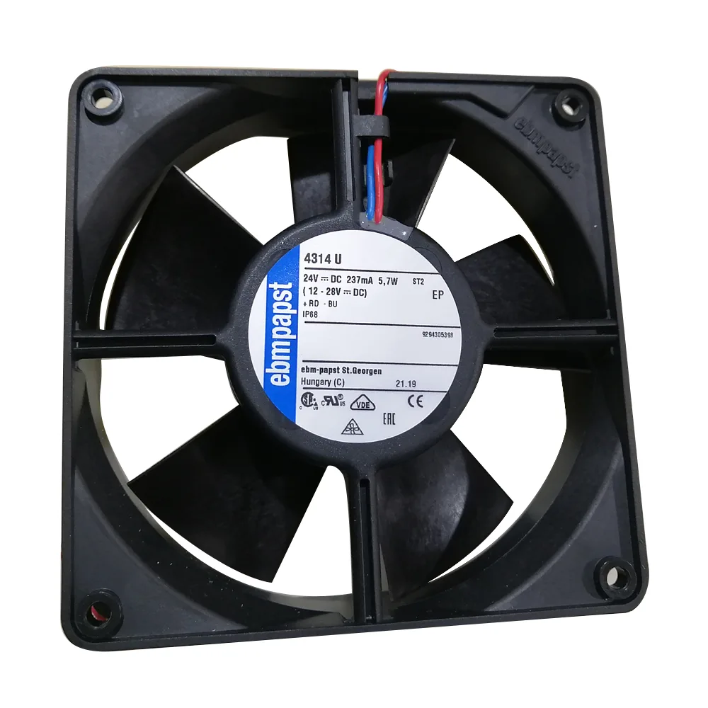 Fans Fans 4314UVoltage 24V 210mA 5.0W 120x120x32mm fan — product photo