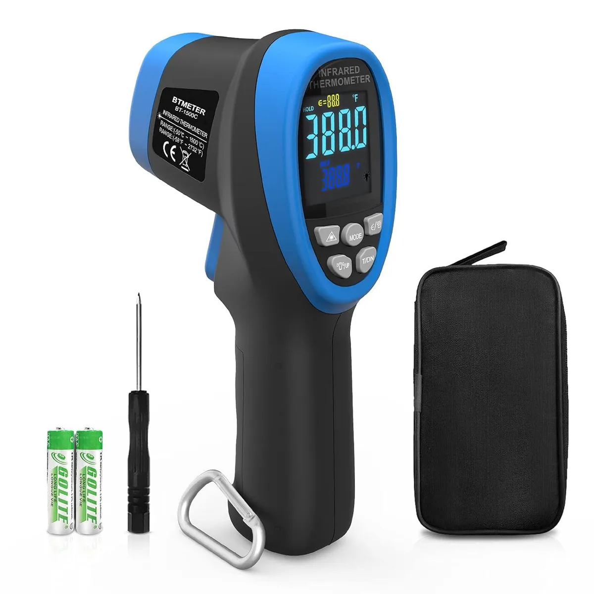 WUQ WUQ BT-1500C Infrared Thermometer -50 to 1500°C — product photo