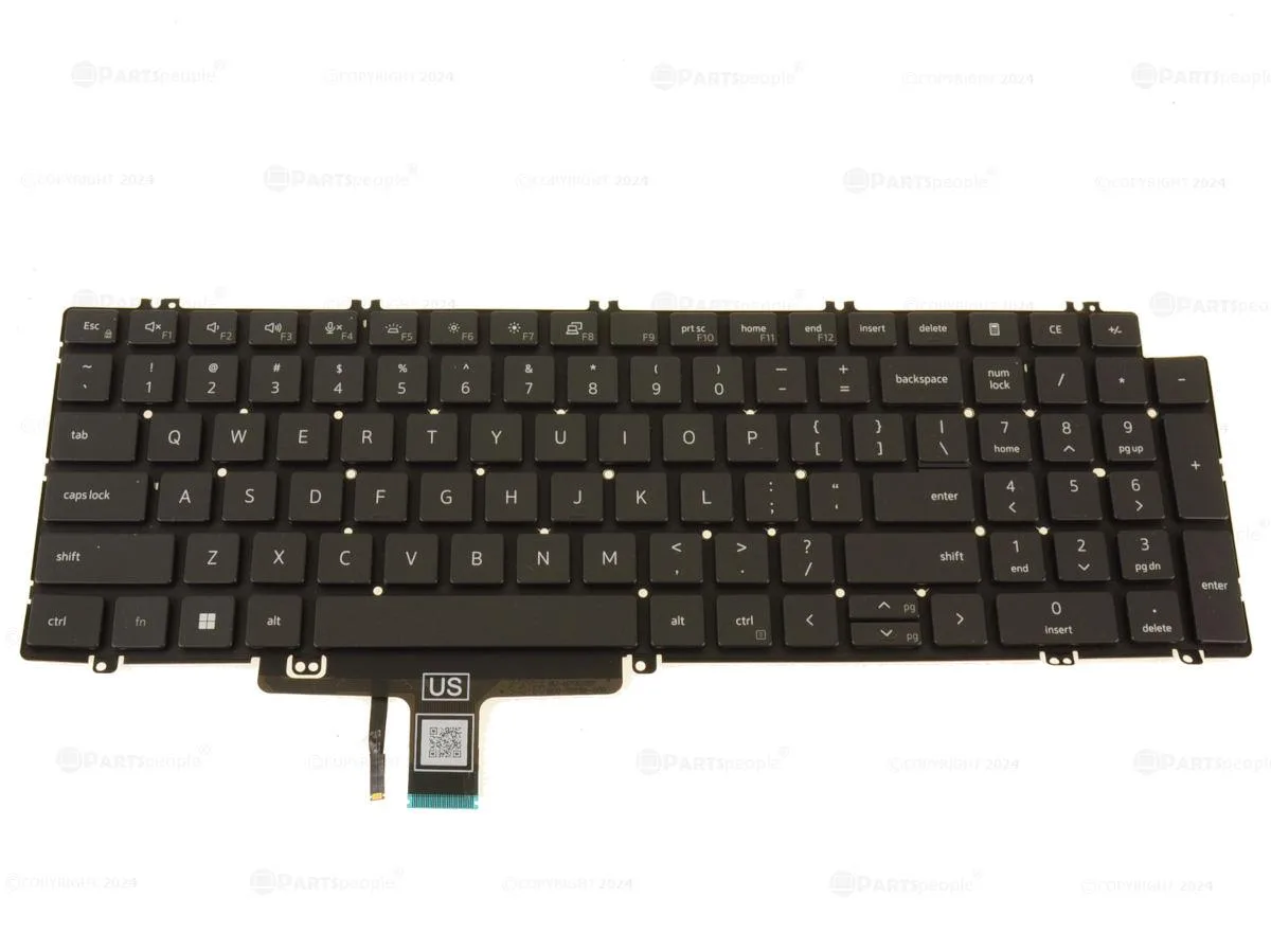 DELL DELL RHGTP Backlit Keyboard Latitude 5520 5521 Precision 3560 3561 — product photo