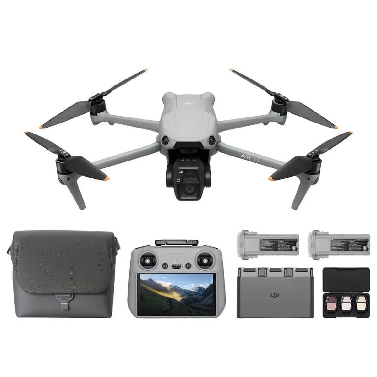 DJI DJI Air 3S Long Flight Kit drone with DualScreen Remote — product photo