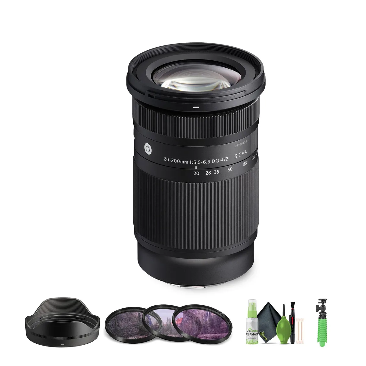 SIGMA Sigma 20-200mm f/3.5-6.3 DG L-Mount Bundle 2 camera lens — product photo