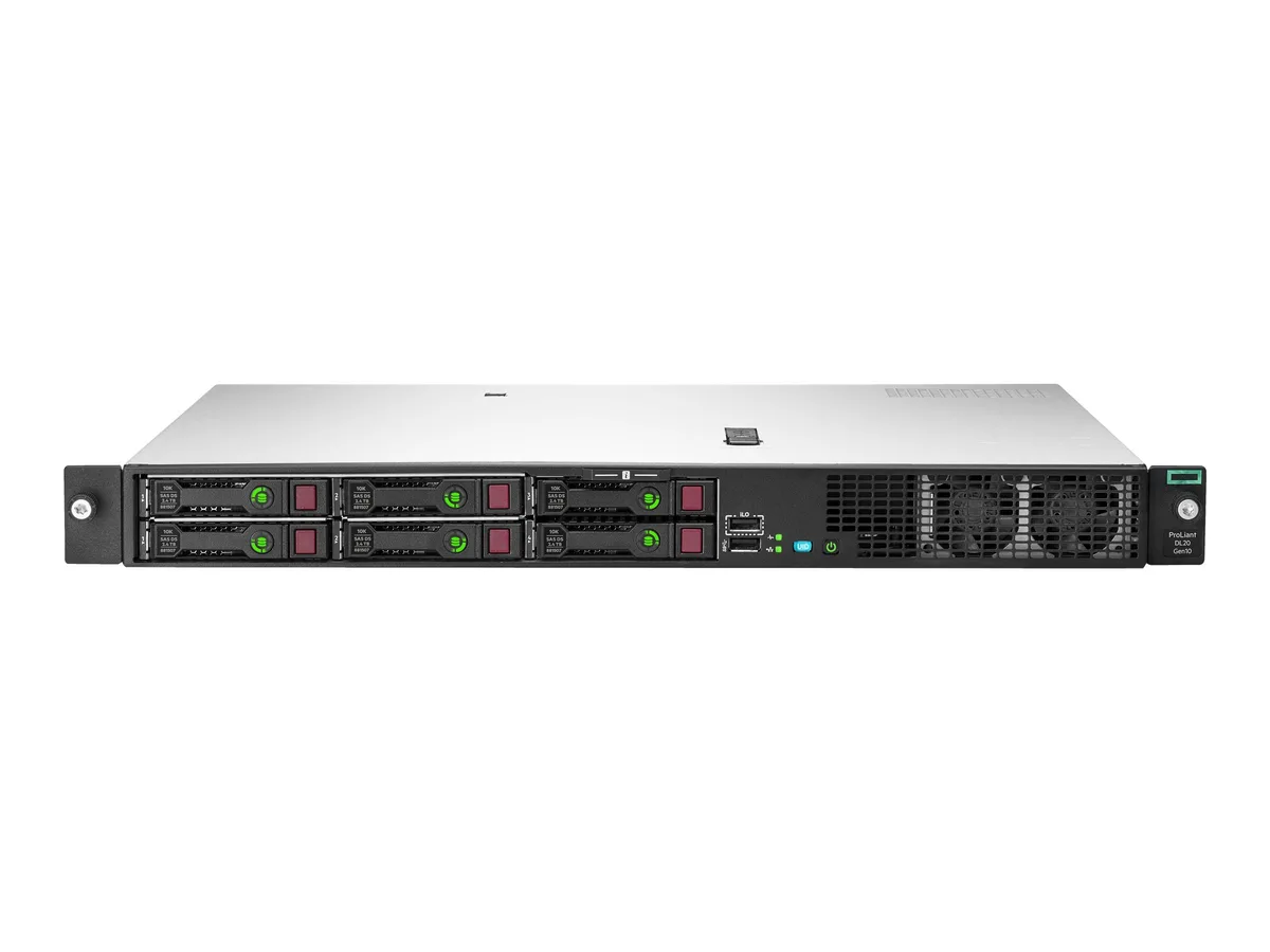 HPE HPE ProLiant DL20 Gen10 Plus Xeon E-2336 32GB DDR4 2x480GB SATA SSD 500W RPS P69301-005 — product photo