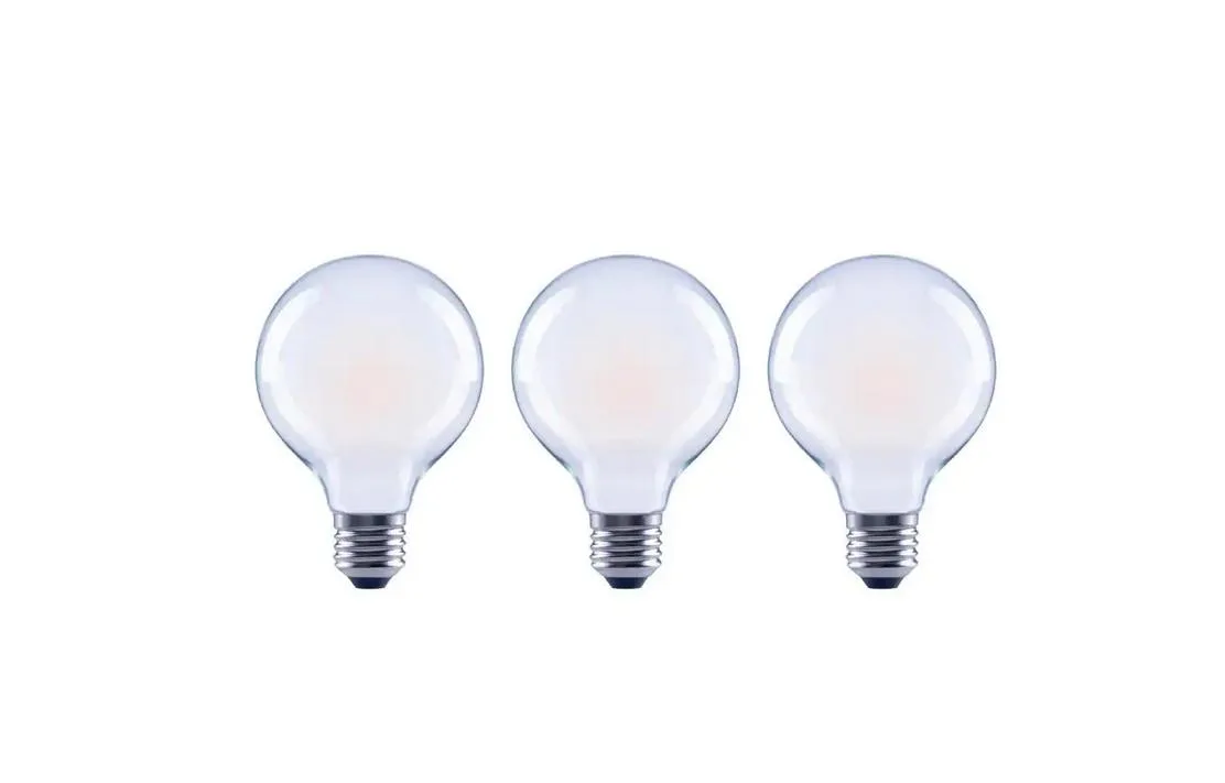 Ecosmart Ecosmart G25 5.5W 500lm 3000K Dimmable Frosted Filament LED 3-Pack — product photo