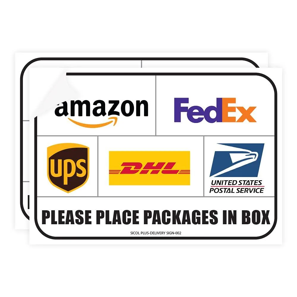  PLUS SICOL-PDS2000001 Sign 2 Count 10 x 7 Inches — product photo