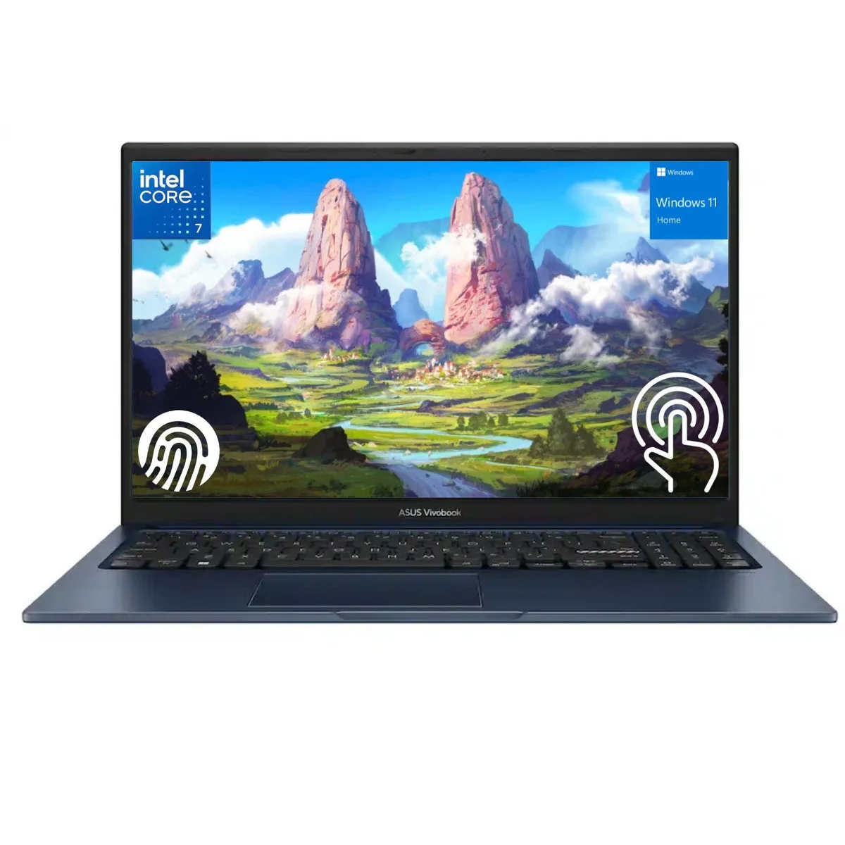 ASUS ASUS Vivobook 15 laptop Intel Core 7 150U 16GB DDR5 2TB SSD 15.6" FHD Touchscreen Blue — product photo