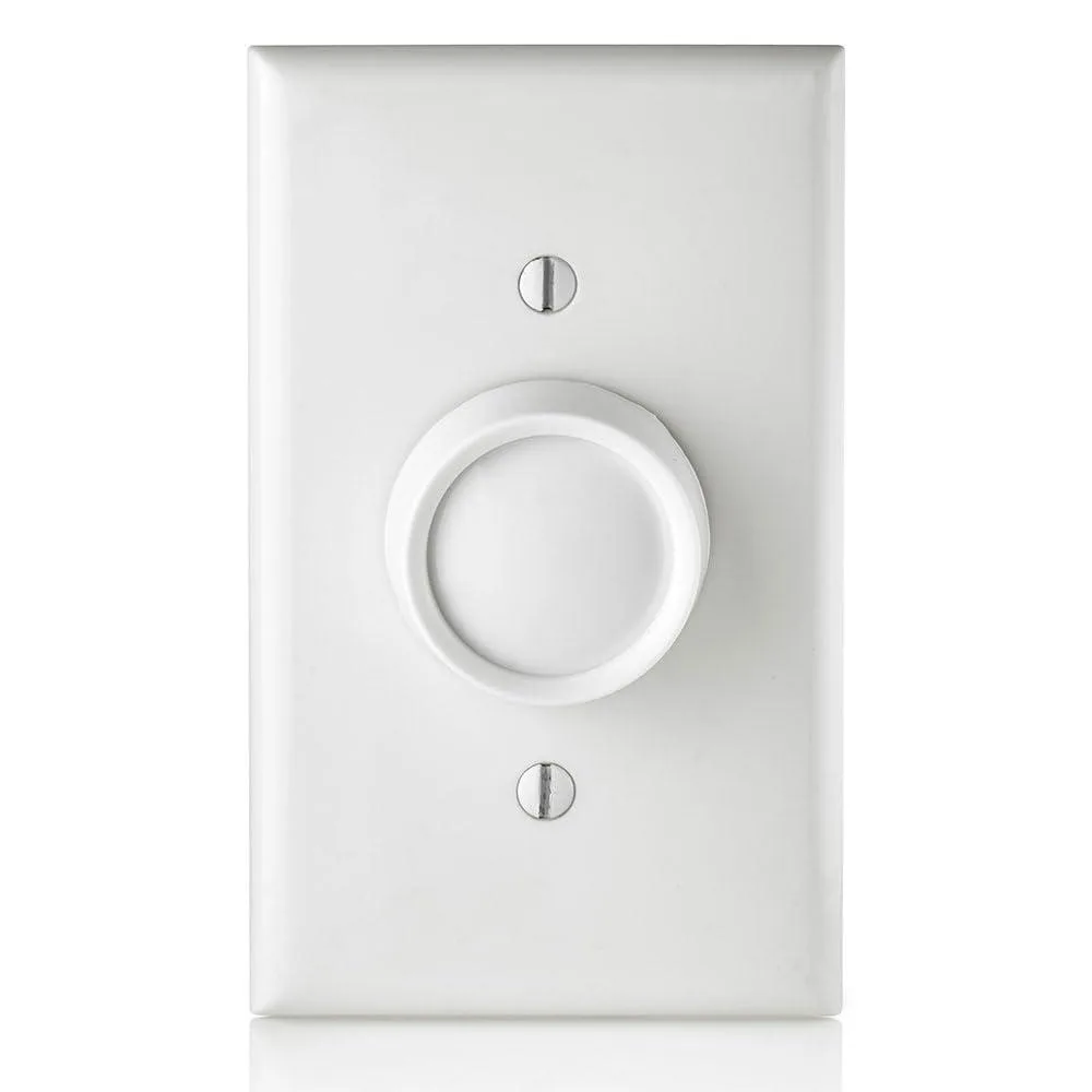  Leviton 6616-1XW Rotary Fan Speed Control 12 V 20 HP White — product photo