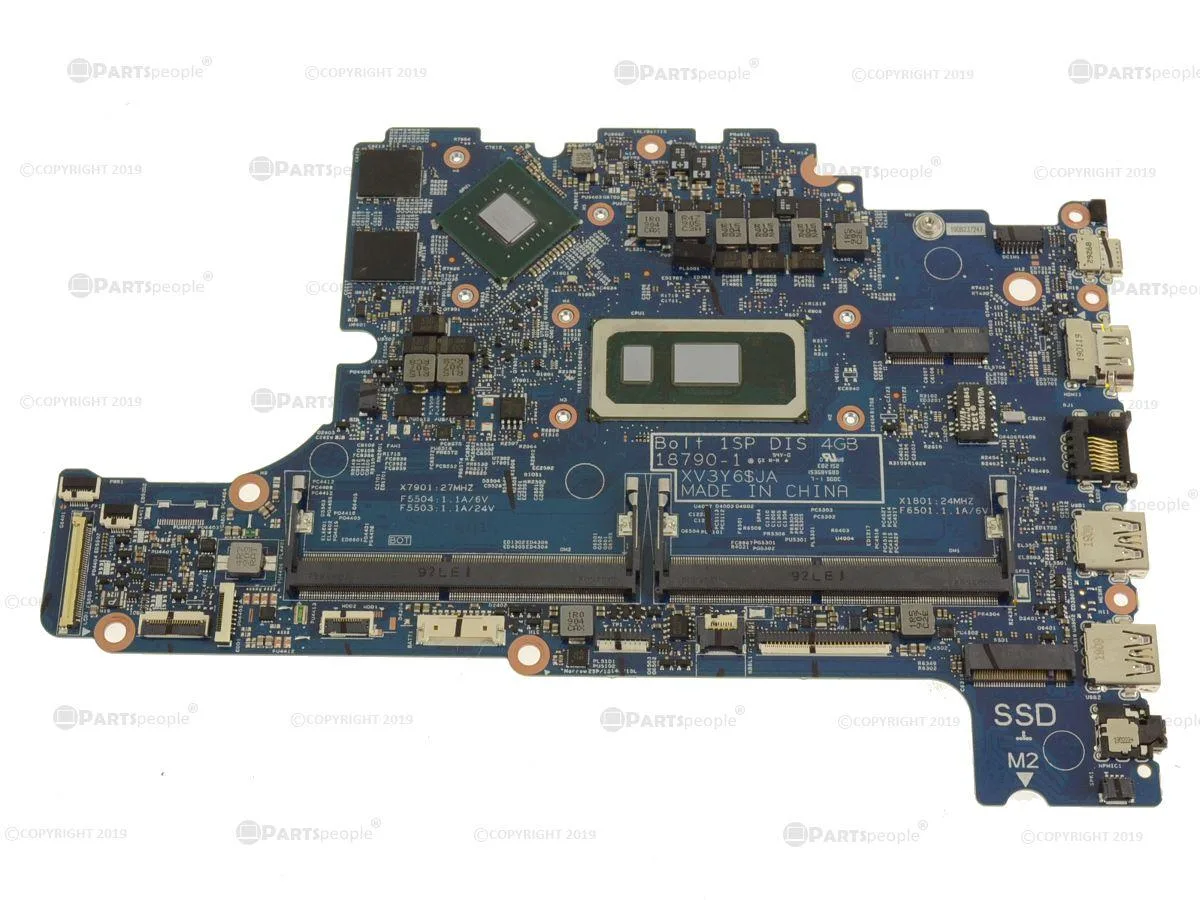 DELL DELL Inspiron 5583 Motherboard i7-8565U 1.8GHz Nvidia MX130 PPXC9 — product photo