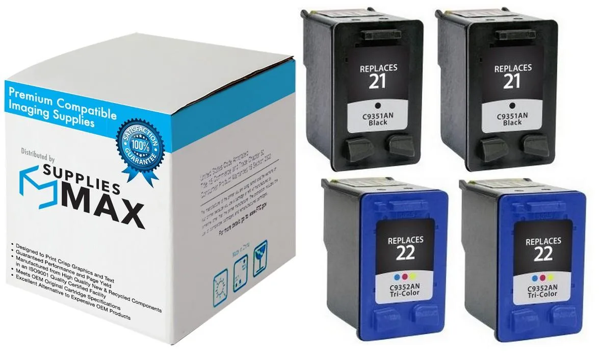 SuppliesMax SuppliesMax HP CD946FN Inkjet Combo Pack 2 Black 2 Color — product photo