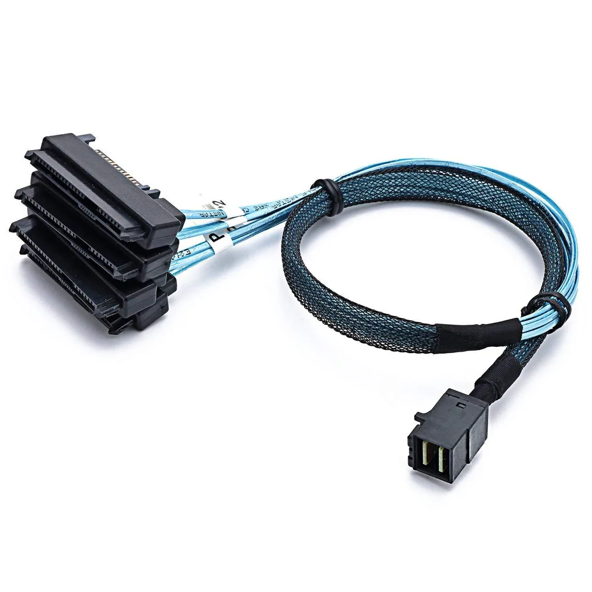 BUCIER BUCIER H0207 SFF-8643 to (4) SFF-8482 SAS cable 12Gb/s — product photo