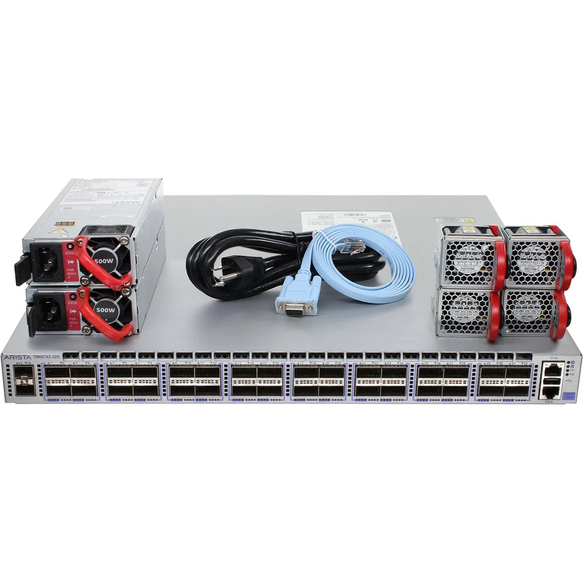 Arista Networks, Inc. Arista Networks DCS-7060CX2-32S-F 32x100GbE QSFP100 2x10GbE SFP+ network switch — product photo