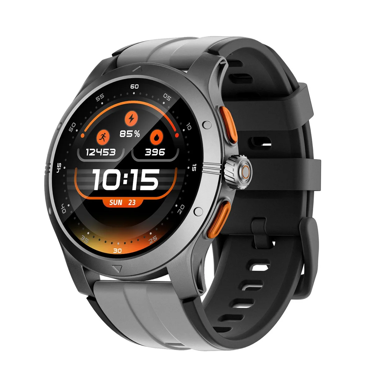 Redpepper Redpepper 1.43" Smart Watch Black Stainless Steel 100 Sports Modes 15-Day Battery — product photo