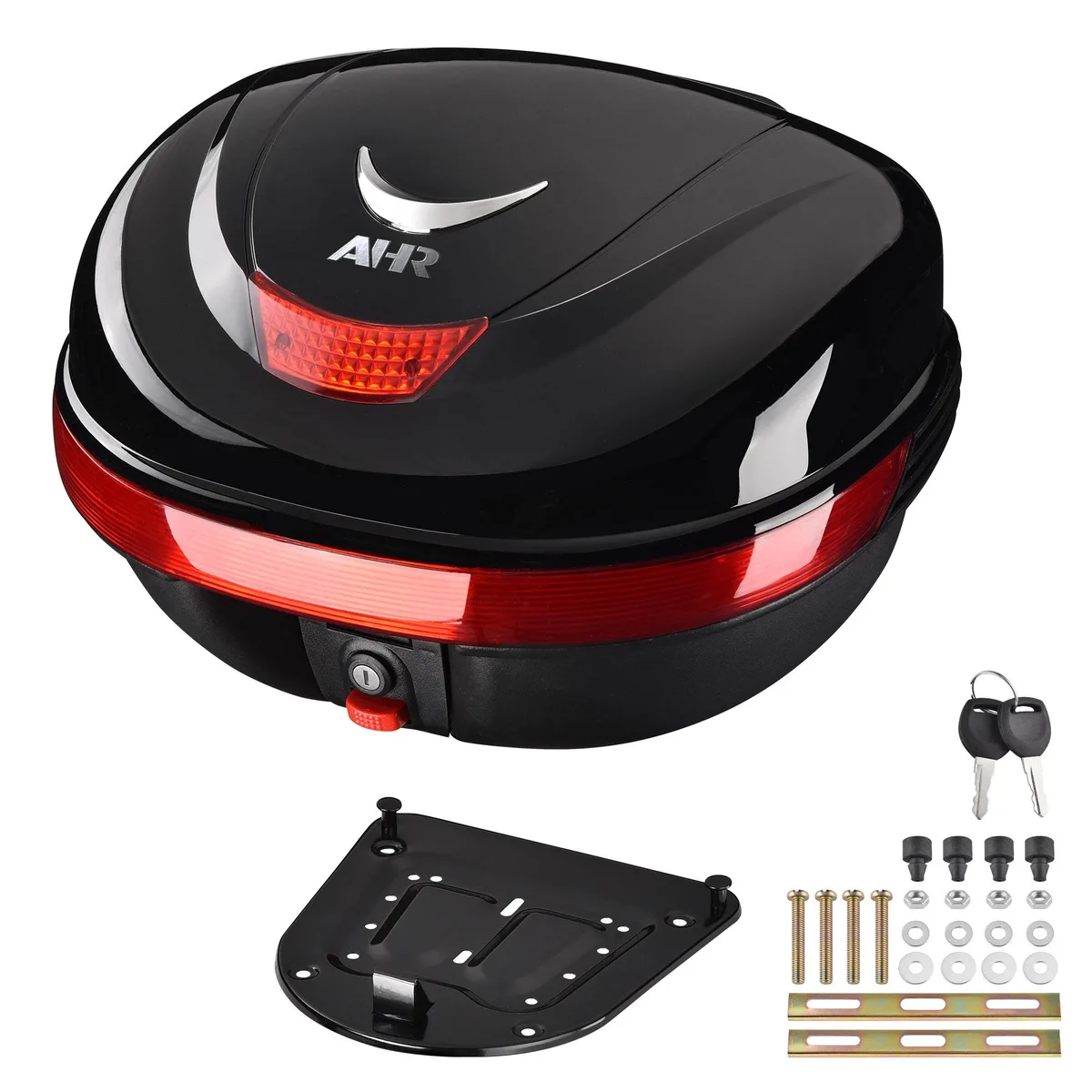 Yescom USA, Inc. Yescom USA, Inc. 35L Motorcycle Tail Box 33MTB003-R35L-06 — product photo