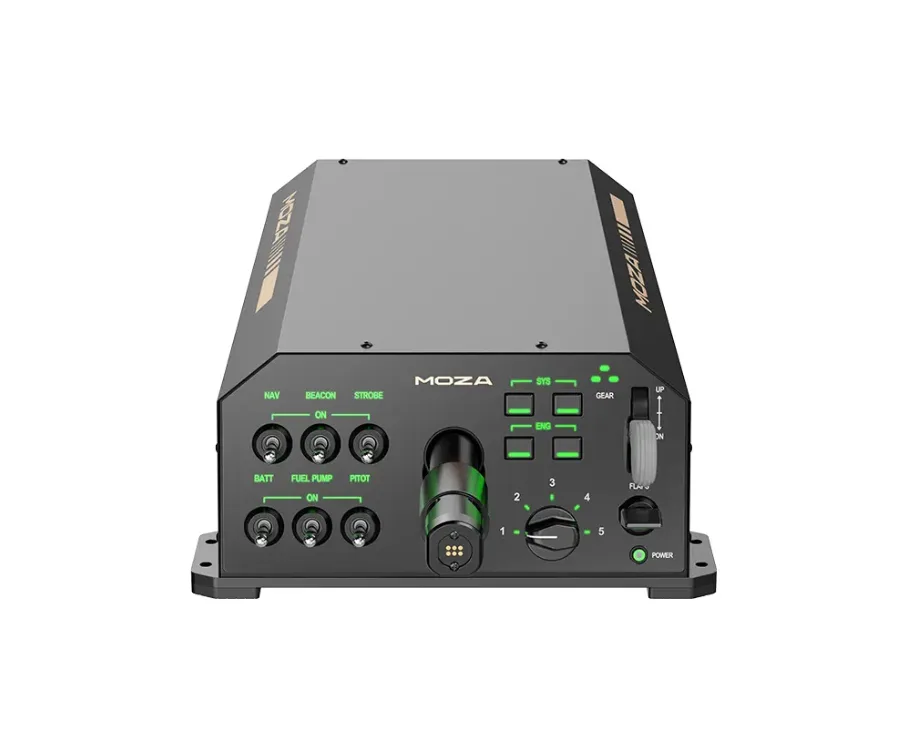 Moza Moza AY210 FFB Yoke Base AS011 flight simulator — product photo