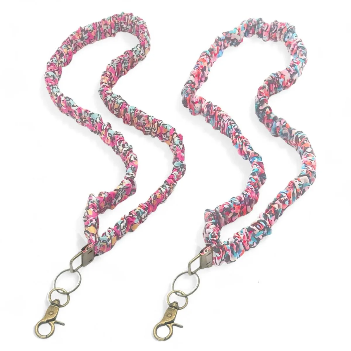  Sopopal ScunLyd2Pcs 2 Pcs Scrunchie Lanyard Neckwear 17-31 in 47 cm Multi-Color Polyester — product photo