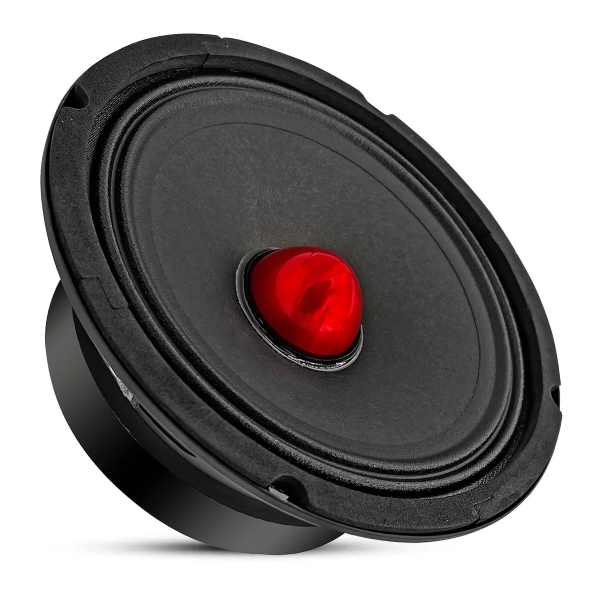 5 Core 5 Core 6.5 Inch Midrange Car Speakers 360W 4 Ohm Pair Red Aluminium Bullet Tweeters car electronics accessory — product photo