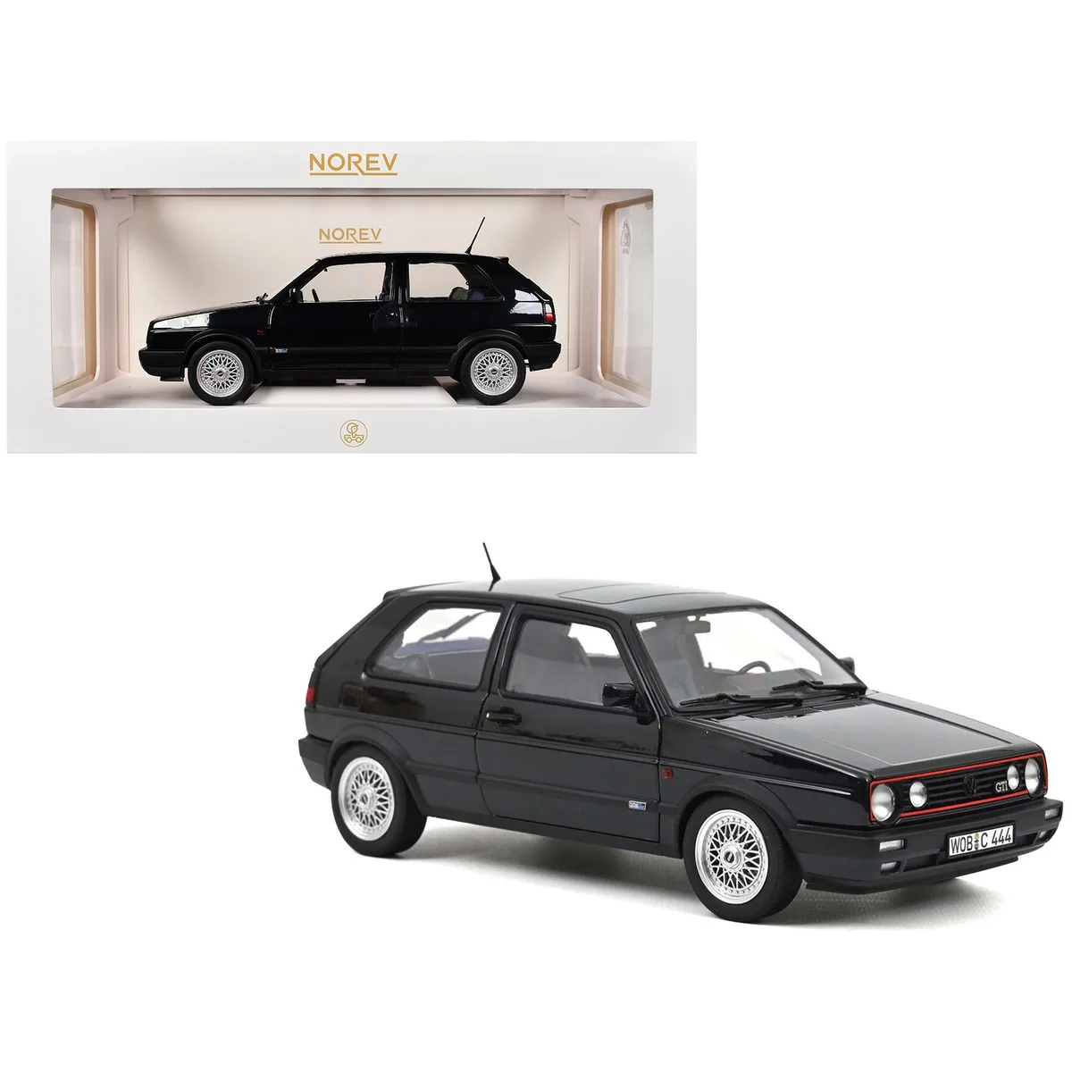 Norev Norev 1991 Volkswagen Golf GTI Edition Blue Moonlight Blue Metallic 1/18 hobby collectible — product photo