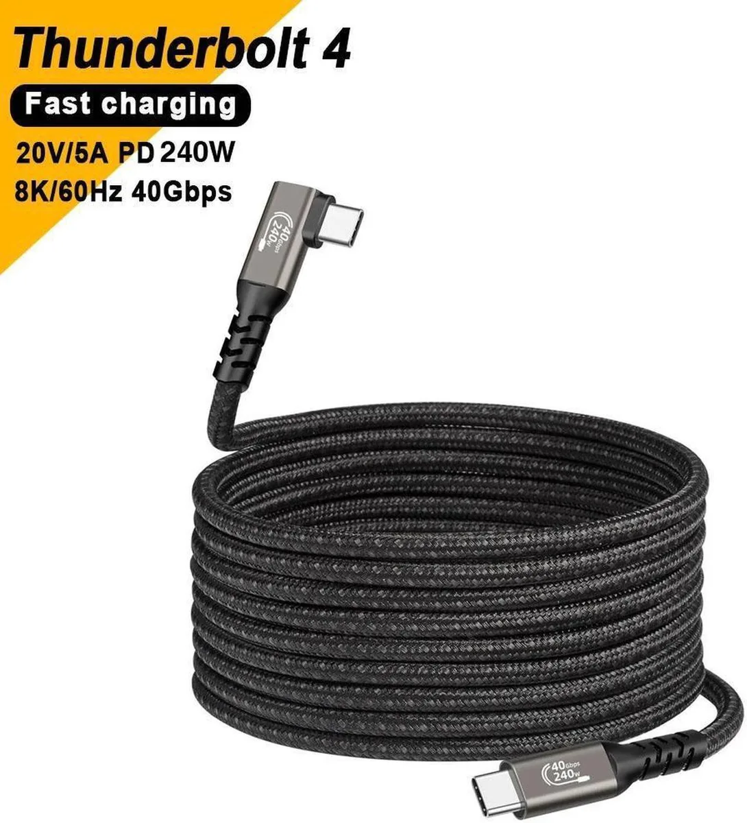 SMUGDESK SMUGDESK 90 Degree Braided USB4.0 C to C Cable 3.3FT — product photo