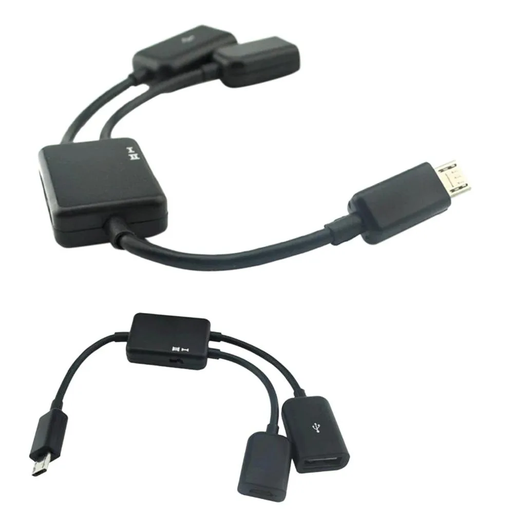 Defendwe Defendwe ZLK-O01 2-in-1 Micro USB OTG adapter cable 0.2 m black — product photo