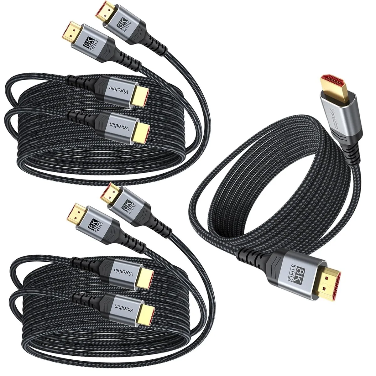 Keyence Keyence Audio Video Converter 8K HDMI 2.1 Cable 6 FT 5-Pack 48Gbps — product photo