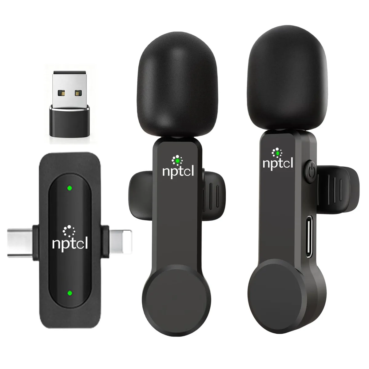  NPTCL K2 Wireless Omnidirectional Lavalier Microphone — product photo