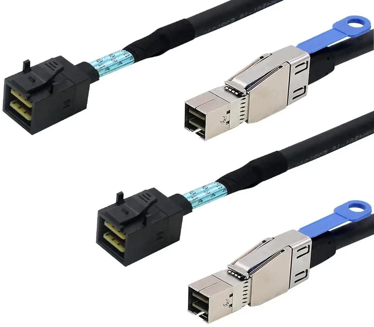 SMUGDESK SMUGDESK 2PCS External Mini SAS HD SFF8644 to SFF8643 Cable 1m/3.3FT — product photo
