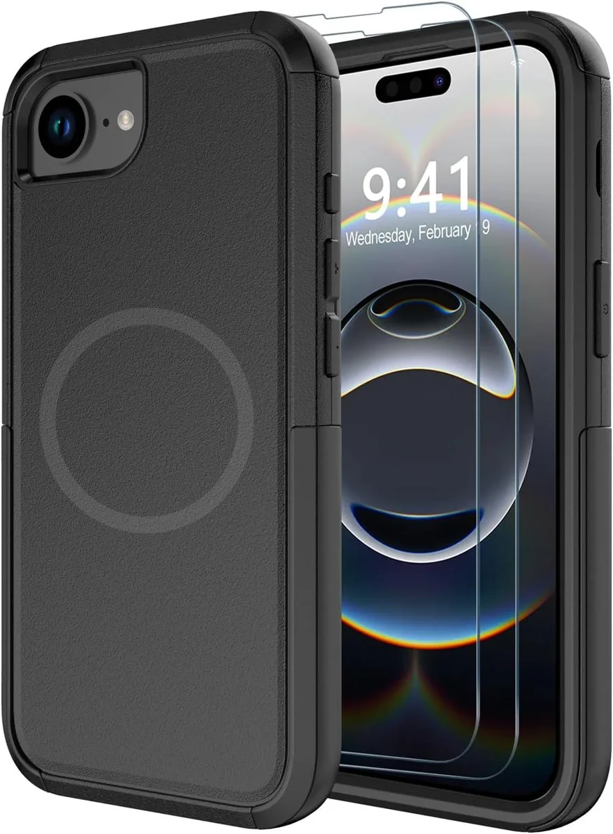 iworkmart iworkmart iPhone 16e Case 6.1 inch 2025 Black — product photo