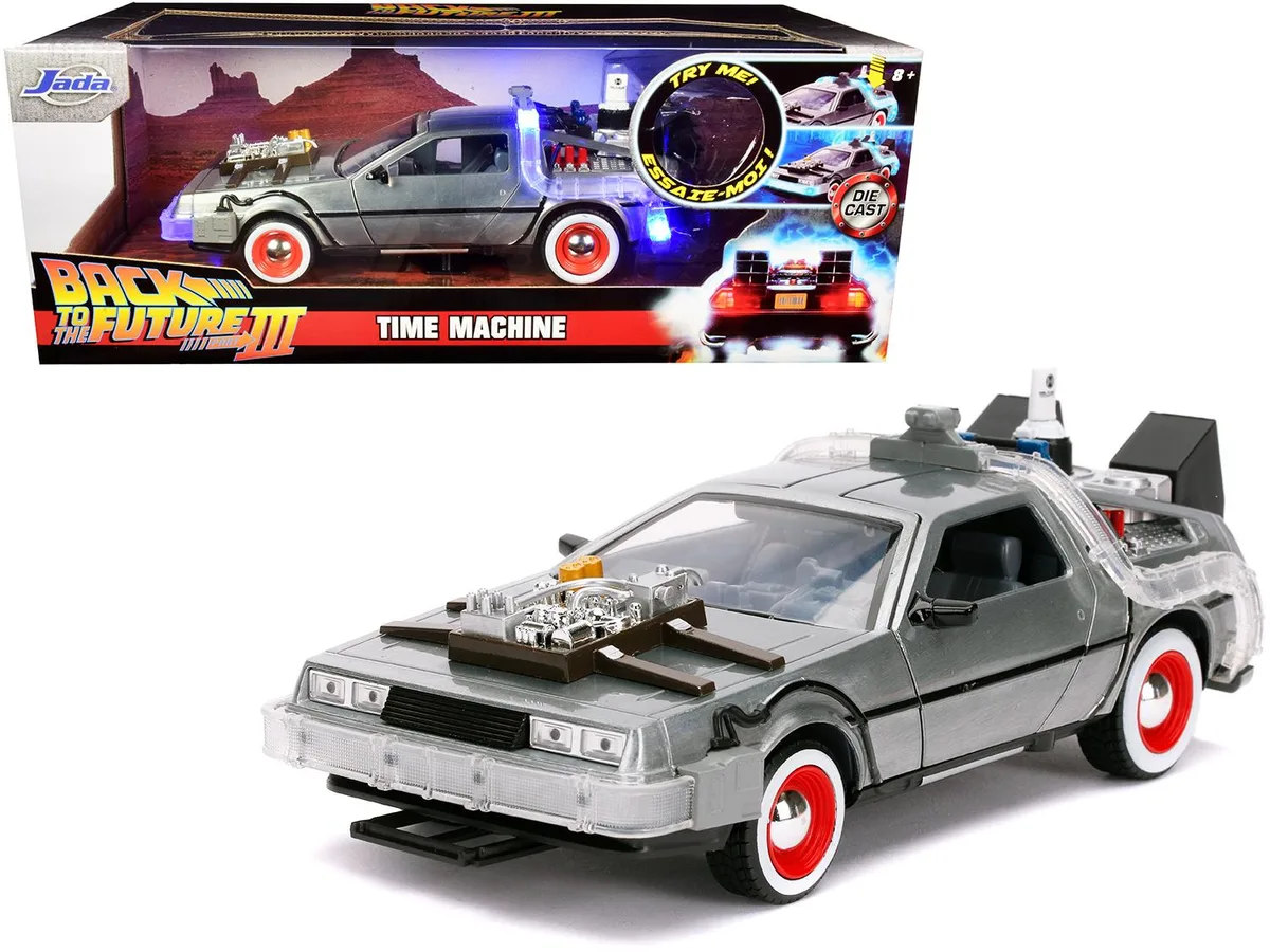 Jada Jada 32166 DeLorean Time Machine 1/24 Diecast Vehicle — product photo