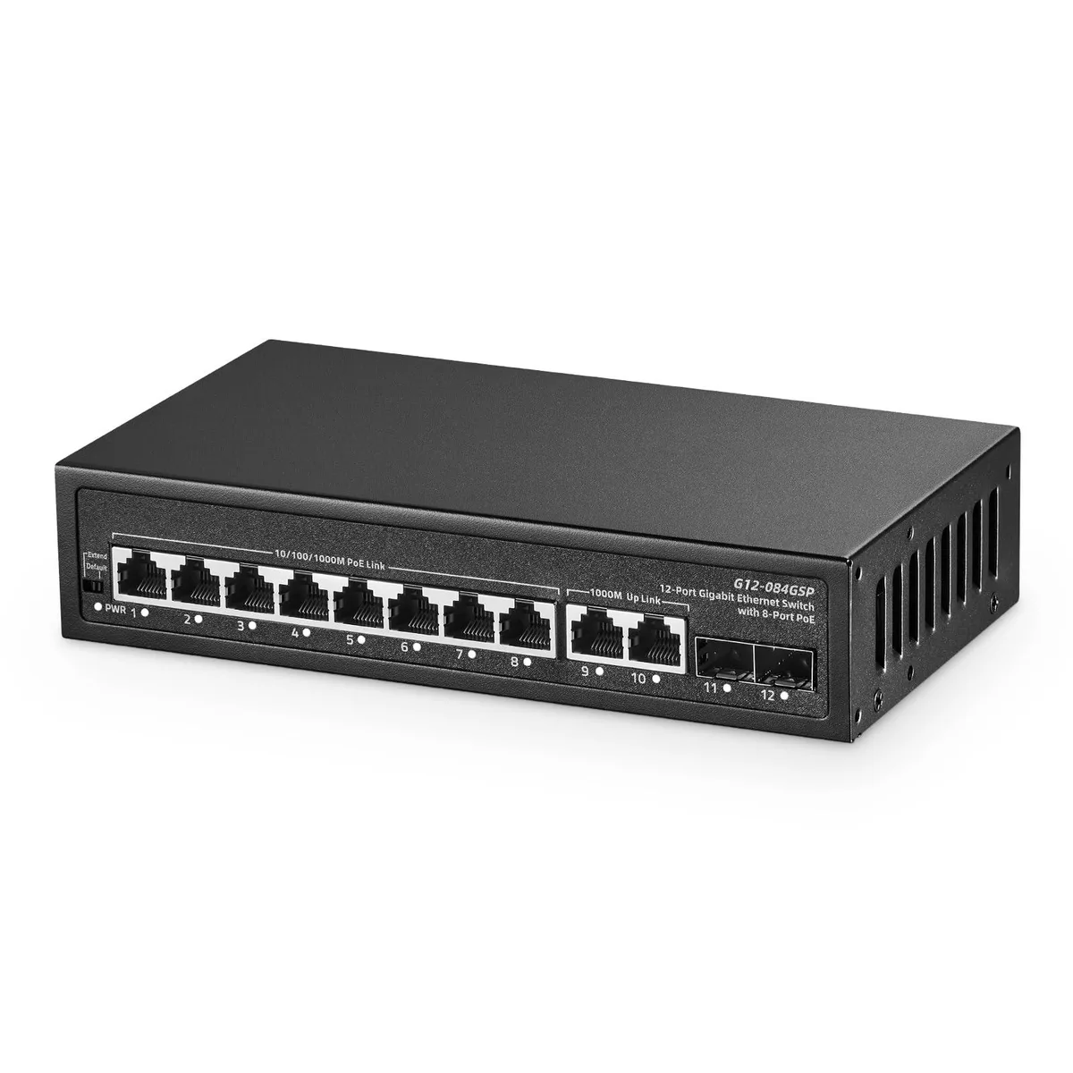  NETGEAR ProSafe G12-084GSP 12-Port Gigabit PoE+ Switch — product photo