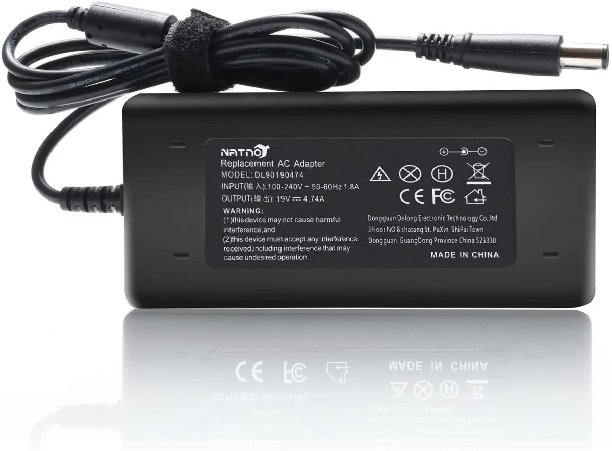 GCROWN GCROWN 90W 19V 4.74A AC Adapter 7.4mm×5.0mm for HP Pavilion All-in-One — product photo