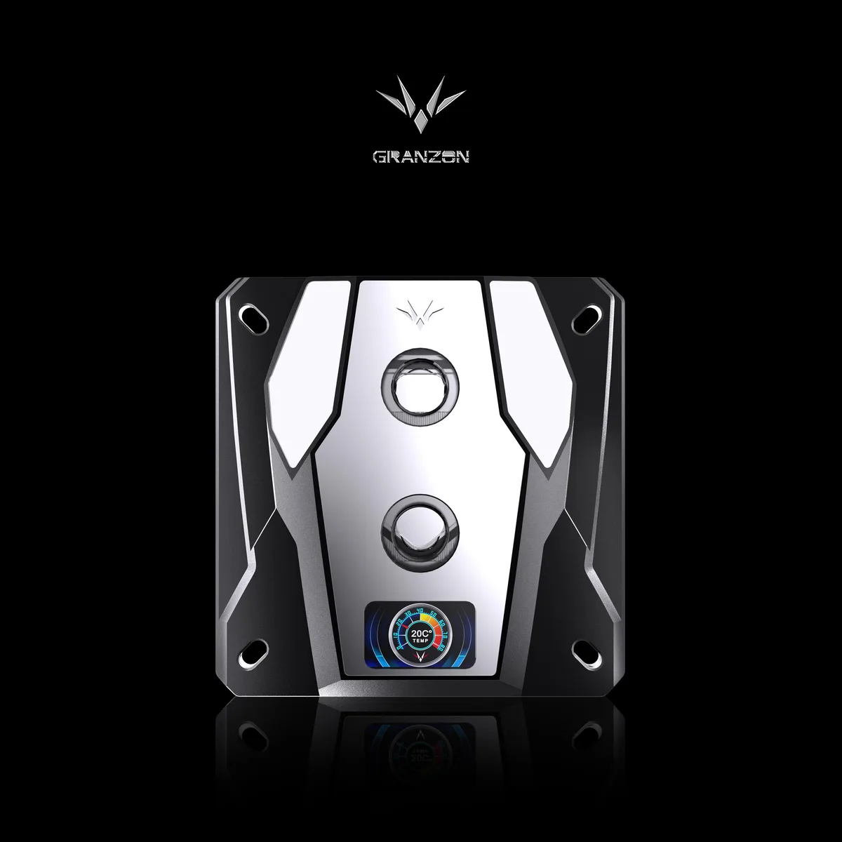 Bykski Bykski Granzon GAIS CPU Block Temp Display Black RBW Intel LGA 115x/1200/20xx — product photo