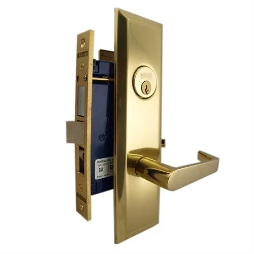Marks USA Marks USA Metro 116A/3 Polished Brass Right Hand Mortise Door Lock — product photo