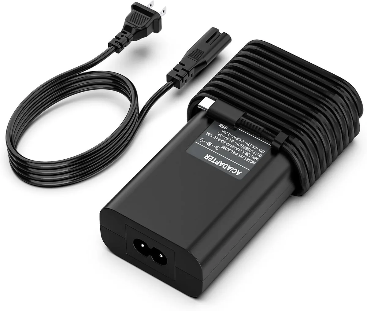 FLEANE FLEANE Slim 65W 45W USB-C Charger Latitude 3340 3440 3540 5340 7430 7480 7490 Chromebook 5190 XPS — product photo