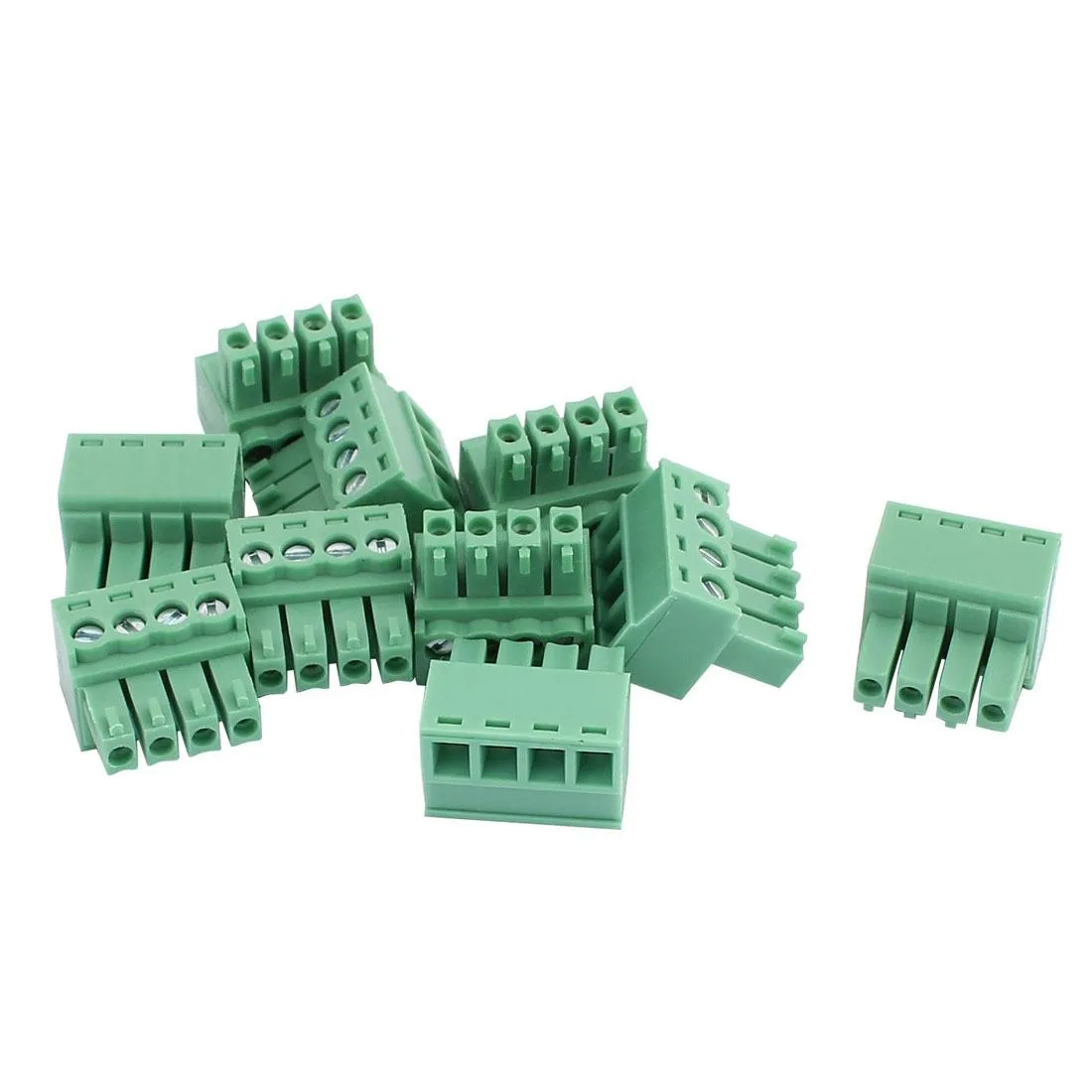 Unique-Bargains Unique-Bargains KF2EDGK 3.5mm 4-Pin 10Pcs Wire Cap Connector — product photo