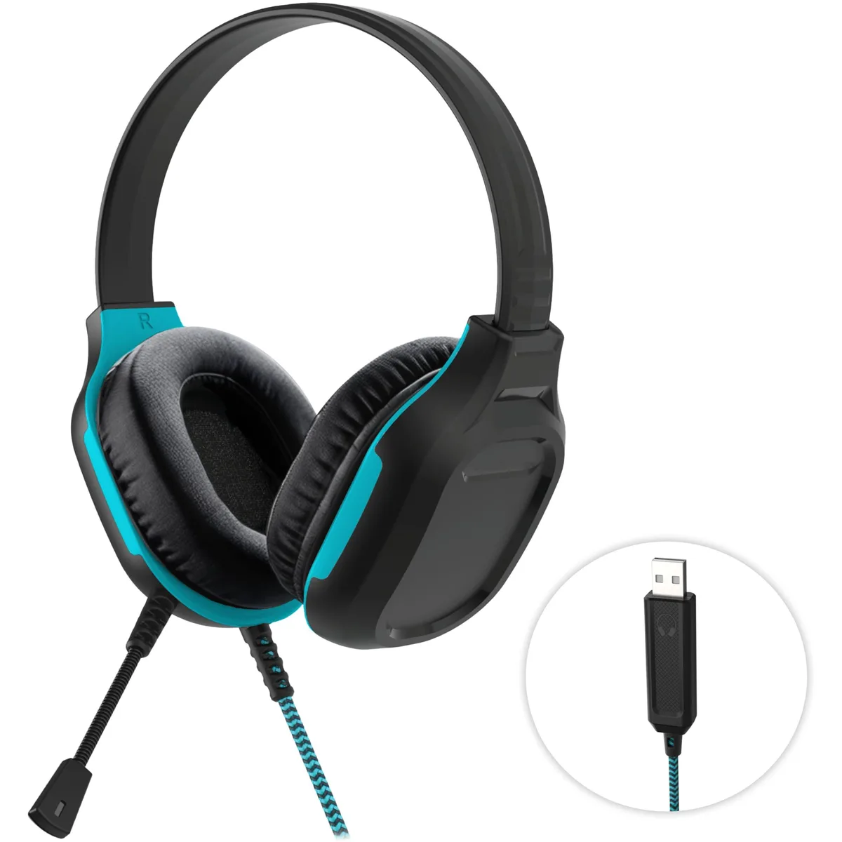 Gumdrop DropTech USB-A Headphones 01H027E01 Black — product photo