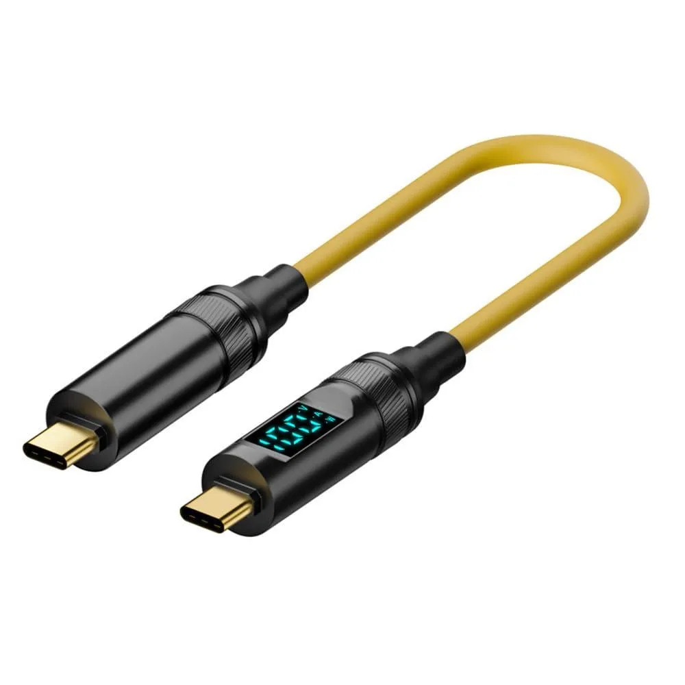 Vszerda Vszerda USB-C to USB-C 100W 20Gbps Smart LED Display Cable 200cm — product photo