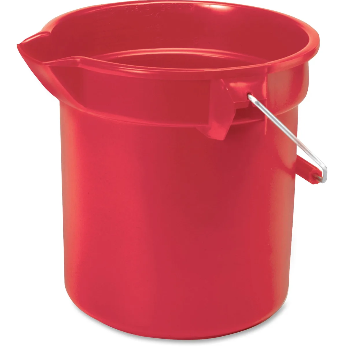 Rubbermaid Commercial Rubbermaid Commercial 261400RDCT Brute 14-quart Round Bucket Red cleaning — product photo