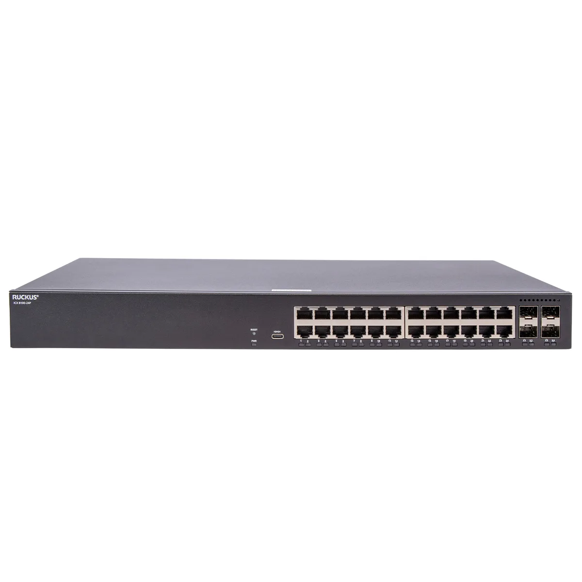 RUCKUS WIRELESS RUCKUS WIRELESS ICX8100-24P 24-port PoE+ network switch — product photo