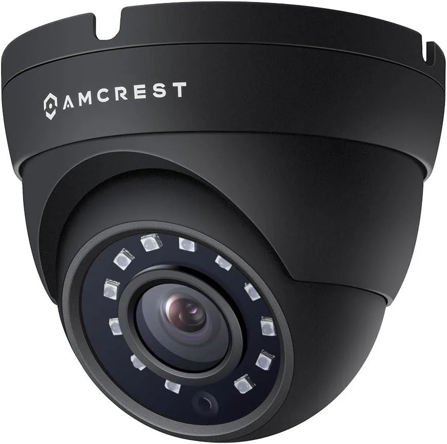 Amcrest Amcrest 1080P HD-CVI Dome Outdoor Camera 3.6mm 90° Black REP-AMC1080DM36-B — product photo