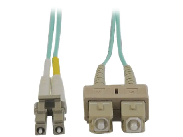 Tripp Lite Tripp Lite N816-15M 50 ft Aqua Duplex fibre optic cable — product photo