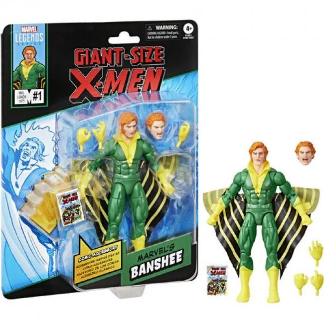Marvel Marvel G15885L00 Banshee Action Figure 6-inch 1975 Comics 20 Articulation 5 Accessories — product photo
